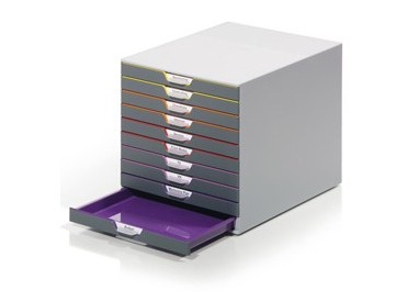 CASSETTIERA A 10 CASSETTI VARICOLOR DURABLE