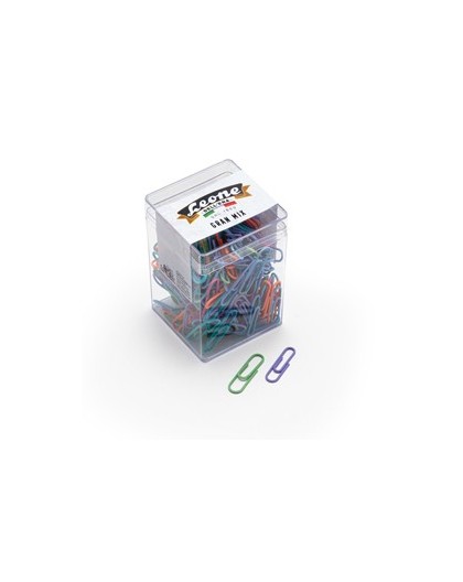 GRAN MIX FERMAGLI COLORATI PCV 125gr ASSORTITI LEONE