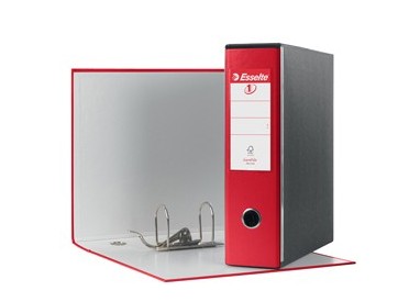 Registratore EUROFILE G53 rosso vivida dorso 8cm f.to commerciale ESSELTE