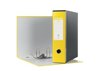Registratore EUROFILE G53 giallo vivida dorso 8cm f.to commerciale ESSELTE