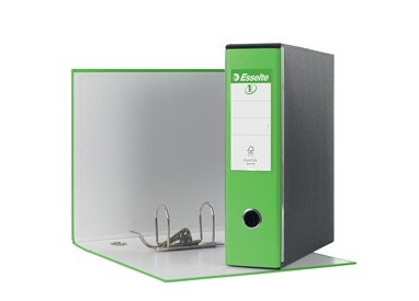 Registratore EUROFILE G53 verde vivida dorso 8cm f.to commerciale ESSELTE