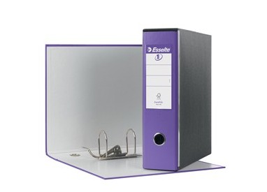 Registratore EUROFILE G53 viola dorso 8cm f.to commerciale ESSELTE