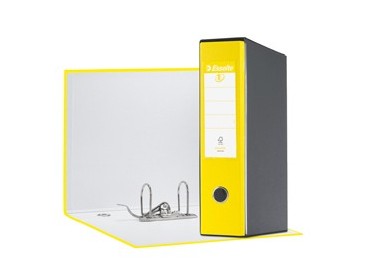 Registratore EUROFILE G55 giallo vivida dorso 8cm f.to protocollo ESSELTE