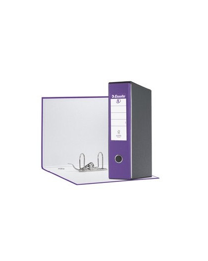Registratore EUROFILE G55 viola dorso 8cm f.to protocollo ESSELTE