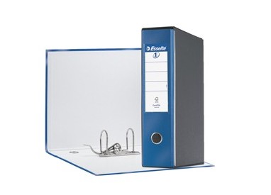 Registratore EUROFILE G55 blu metal dorso 8cm f.to protocollo ESSELTE