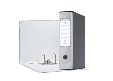 Registratore EUROFILE G55 grigio metal dorso 8cm f.to protocollo ESSELTE