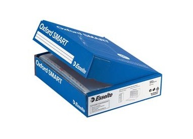 SCATOLA 4x100 BUSTE FORATE 22X30 B.A. STANDARD OXFORD SMART ESSELTE