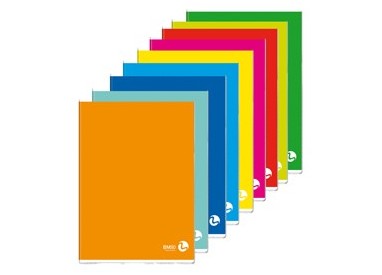 MAXIQUADERNO A4 80gr 80fg+1 rigo di 3a COLOR 80 BASIC BM