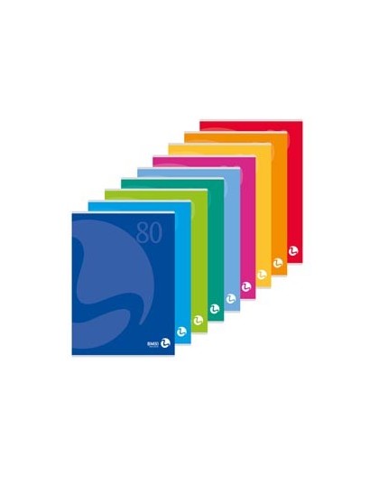 MAXIQUADERNO A4 80gr 80fg+1 1rigo copertina 250gr COLOR 80 BM
