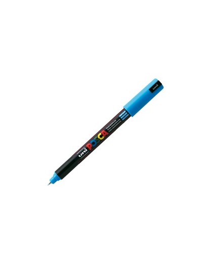 Marcatore UNI POSCA Pen PC1M p.extra fine 0,7mm azzurro UNI MITSUBISHI