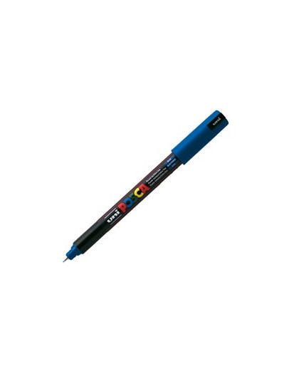 Marcatore UNI POSCA Pen PC1M p.extra fine 0,7mm blu UNI MITSUBISHI