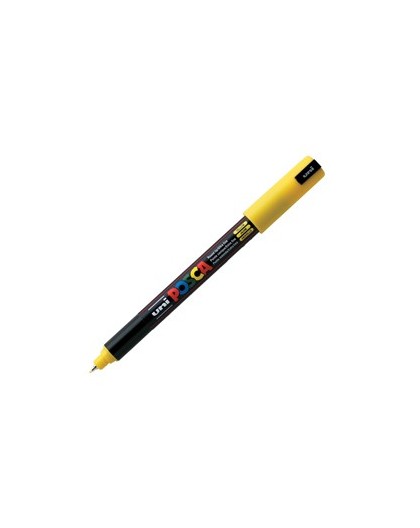 Marcatore UNI POSCA Pen PC1M p.extra fine 0,7mm giallo UNI MITSUBISHI