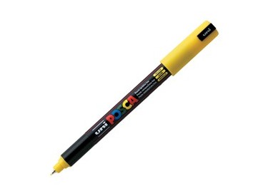 Marcatore UNI POSCA Pen PC1M p.extra fine 0,7mm giallo UNI MITSUBISHI