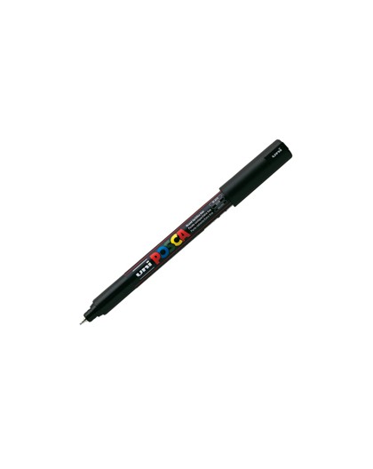 Marcatore UNI POSCA Pen PC1M p.extra fine 0,7mm nero UNI MITSUBISHI