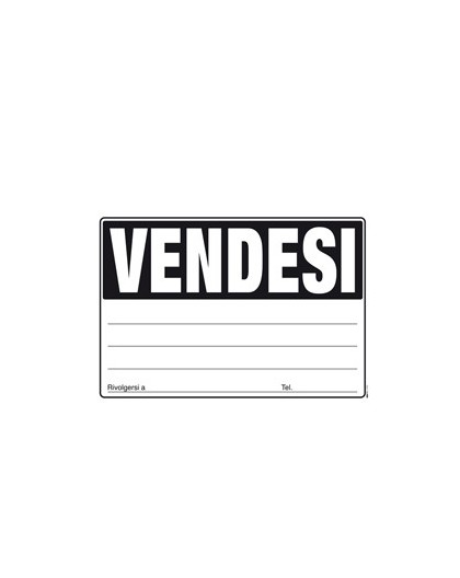 CARTELLO VENDESI 24x33cm colori ass giallo-verde-arancio-fuxia E9202 EDIPRO