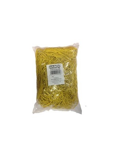 ELASTICO GOMMA GIALLO Ø40 SACCO DA 1KG Markin