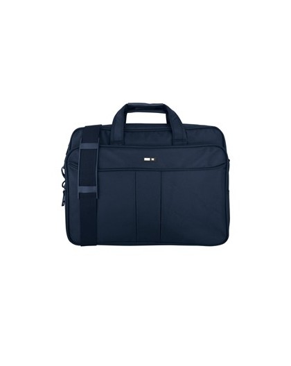 Cartella tessuto porta notebook 15" blu City Time