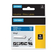 NASTRO VINILE 19mm x 5.5mt nero su giallo 18433 RHINO