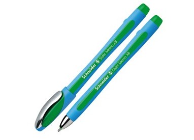 Penna a sfera SLIDER MEMO XB verde SCHNEIDER