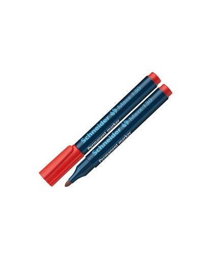 Marcatore MAXX 130 permanente punta conica rosso SCHNEIDER
