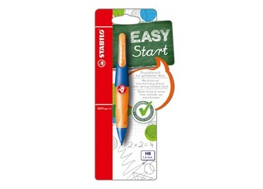 PORTAMINE STABILO EASYergo 1,4mm + 3 mine PER DESTROMANI ultramarine/orange