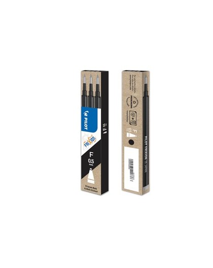 SET 3 REFILL SFERA FRIXIONball CLICKER 0.5mm NERO PILOT