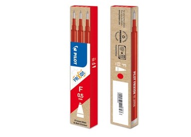 SET 3 REFILL SFERA FRIXIONball CLICKER 0.5mm ROSSO PILOT