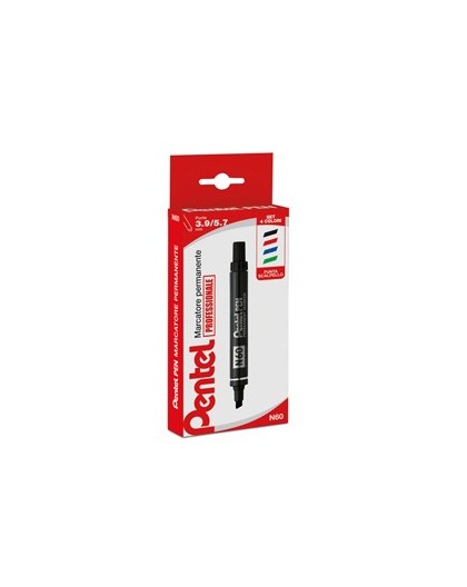 ASTUCCIO MARCATORE PENTEL PEN N60 4 COLORI P.SCALPELLO