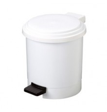 PATTUMIERA A PEDALE RUF IN PPL BIANCO 6Lt