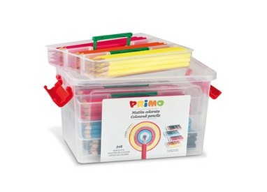 SCHOOLBOX 216 PASTELLI COLORATI 100 FSC in 12 colori PRIMO