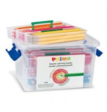 SCHOOLBOX 120 PASTELLI COLORATI MAXI JUMBO 100 FSC in 12 colori PRIMO