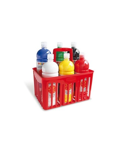 Cesta 6 tempera pronta Primi Passi 1lt colori assortiti PRIMO