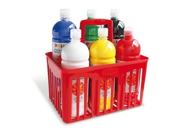 Cesta 6 tempera pronta Primi Passi 1lt colori assortiti PRIMO