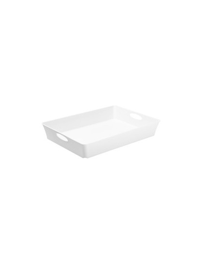 VASSOIO MULTIUSO 37,5x26,6xH6cm BIANCO LIVING