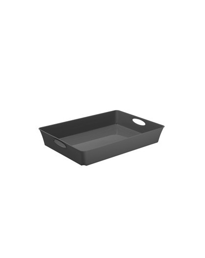 VASSOIO MULTIUSO 37,5x26,6xH6cm antracite LIVING