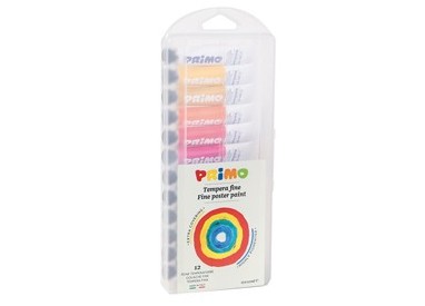 ASTUCCIO 12 TUBI TEMPERA 12ML Primo