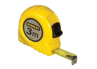 FLESSOMETRO 3MT metallo/ABS STANLEY