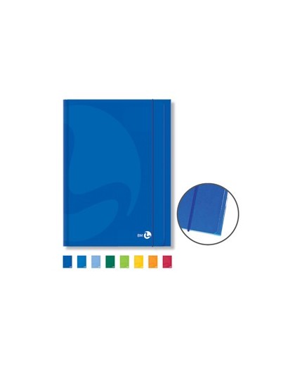 CARTELLA 3 LEMBI C/ELASTICO 25,5x35cm COLOR colori assortiti BM