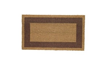 ZERBINO COCCO C/FONDO IN VINILE 60X100CM MARRONE VELCOC