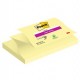 BLOCCO 90foglietti Post-it® Super Sticky Z-Notes Canary™76x127mm R350-123SS-CY