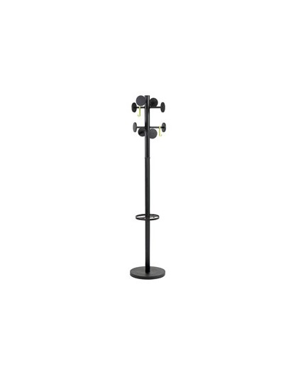 APPENDIABITI A 8 POSTI 175cm NERO STAN3 Alba