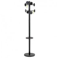 APPENDIABITI A 8 POSTI 175cm NERO STAN3 Alba