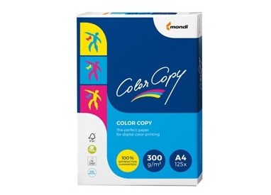 CARTA BIANCA COLOR COPY A4 210x297mm 300gr 125fg MONDI