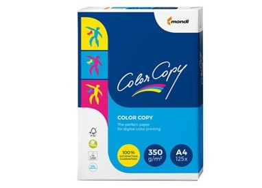 CARTA BIANCA COLOR COPY A4 210x297mm 350gr 125fg MONDI