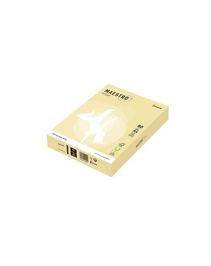 CARTA MAESTRO COLOR A4 210x297mm 80gr 500fg GIALLO TENUE YE23 MONDI