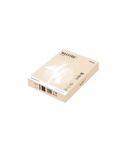 CARTA MAESTRO COLOR A4 210x297mm 80gr 500fg AVORIO/CREMA TENUE CR20 MONDI