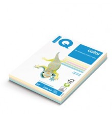 Carta IQ COLOR A4 210x297mm 80gr 250fg mix 5 colori tenui RB01 MONDI