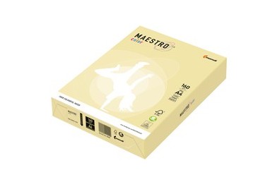 CARTA MAESTRO COLOR A4 210x297mm 160gr 250fg GIALLO TENUE YE23 MONDI