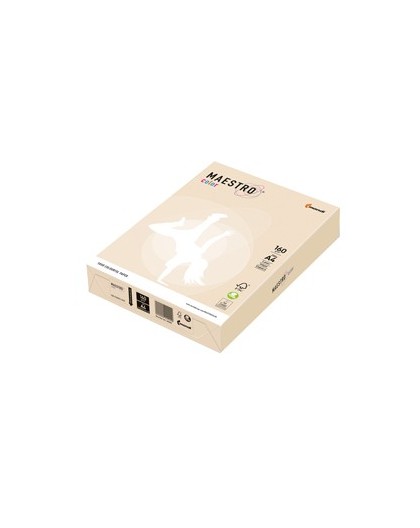 CARTA MAESTRO COLOR A4 210x297mm 160gr 250fg AVORIO/CREMA TENUE CR20 MONDI