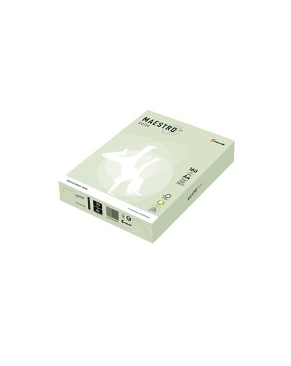 CARTA MAESTRO COLOR A4 210x297mm 160gr 250fg VERDE TENUE GN27 MONDI